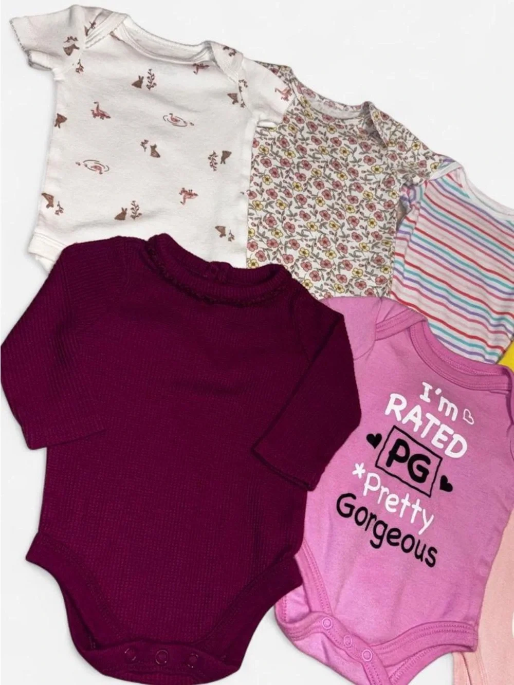 Baby Girl Onesie Variety Bundle